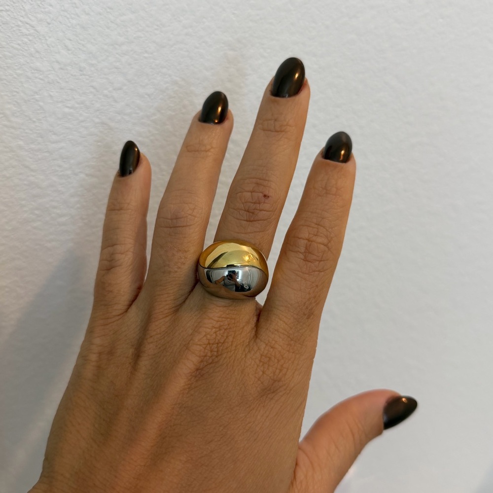 Calvin Klein Chunky Two-Tone Ring